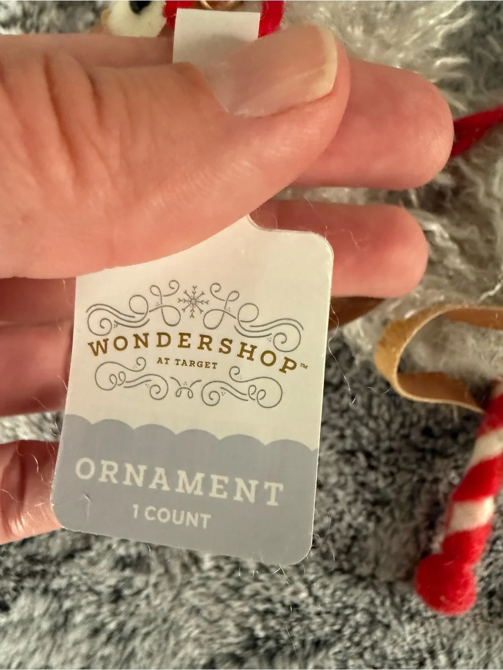 6-Count White Carousel Horse Christmas Tree Ornaments Target Brand (2025) NEW